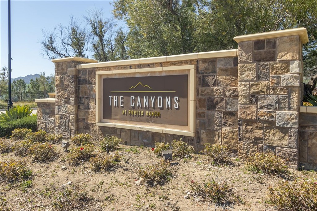 20724 Beech Circle Porter Ranch, CA 91326 - Photo 2 of 27 a sign that is on the side of the road
