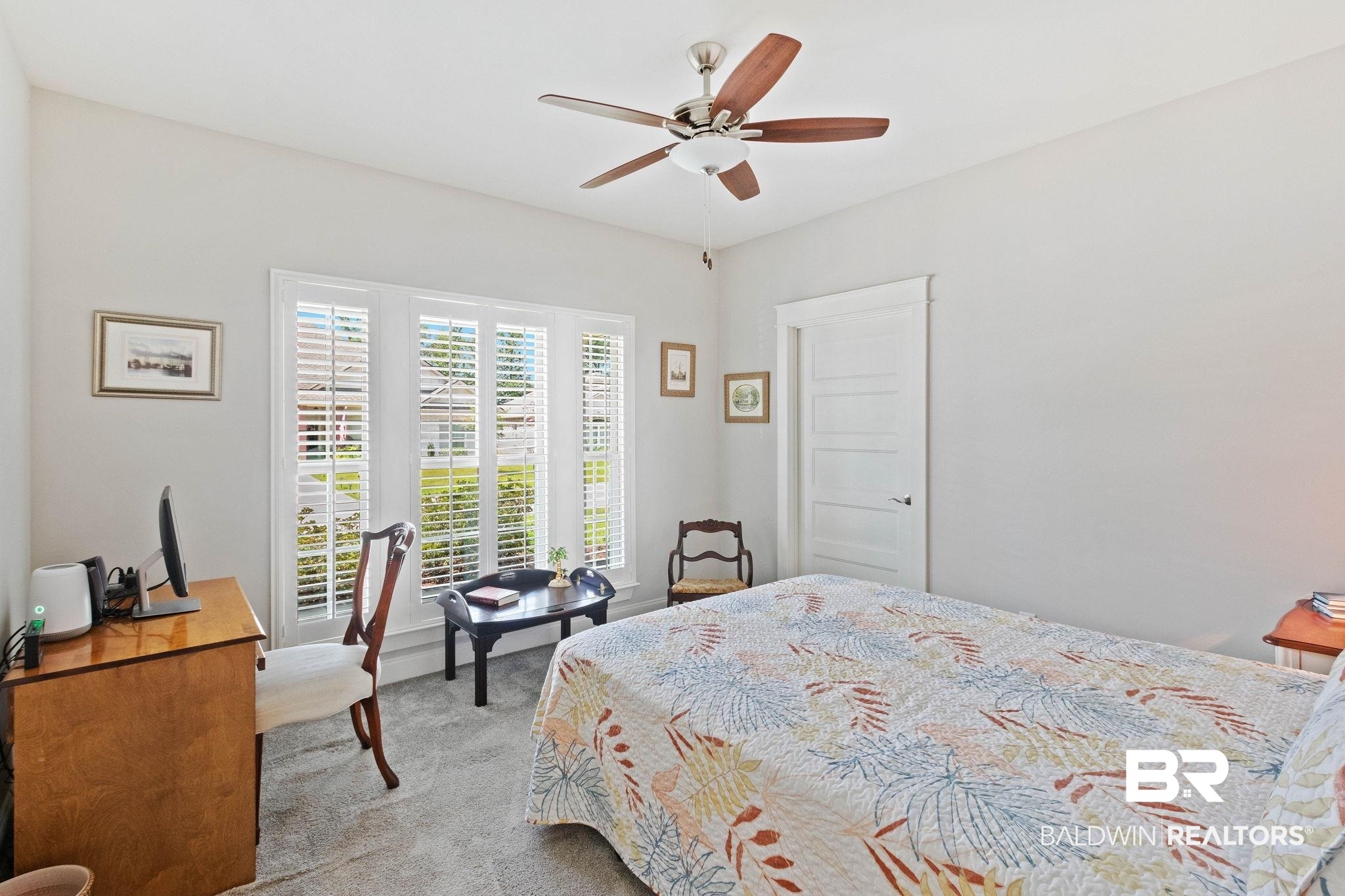 192 Mark Twain Loop Foley, AL 36535 - Photo 28 of 42 Bedroom featuring carpet and ceiling fan