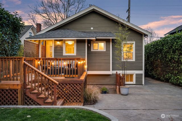 a patio with table and chairs