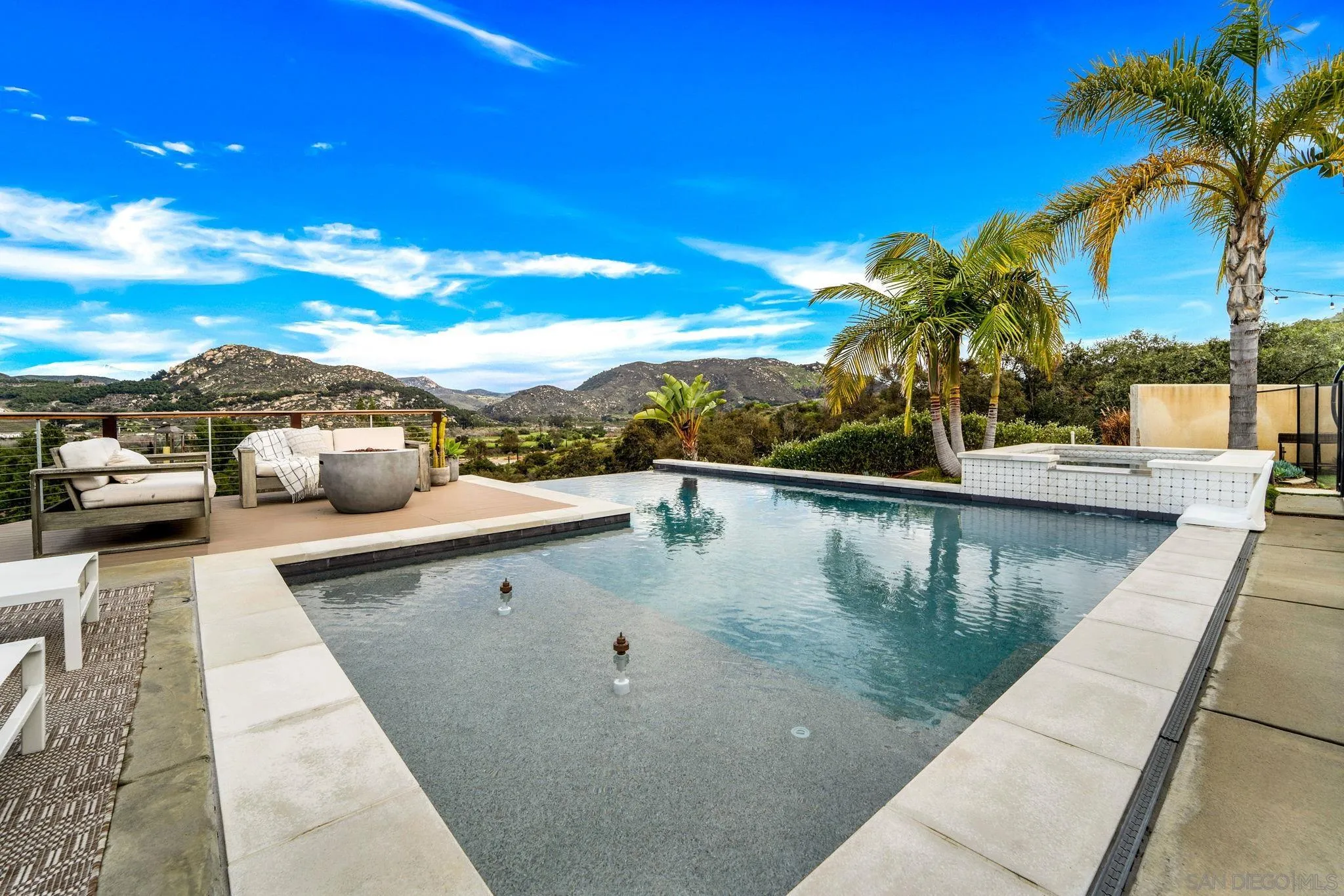 2836 Mesa Grove Road Fallbrook, CA 92028 - Photo 23 of 46 a view of swimming pool with a lounge chair