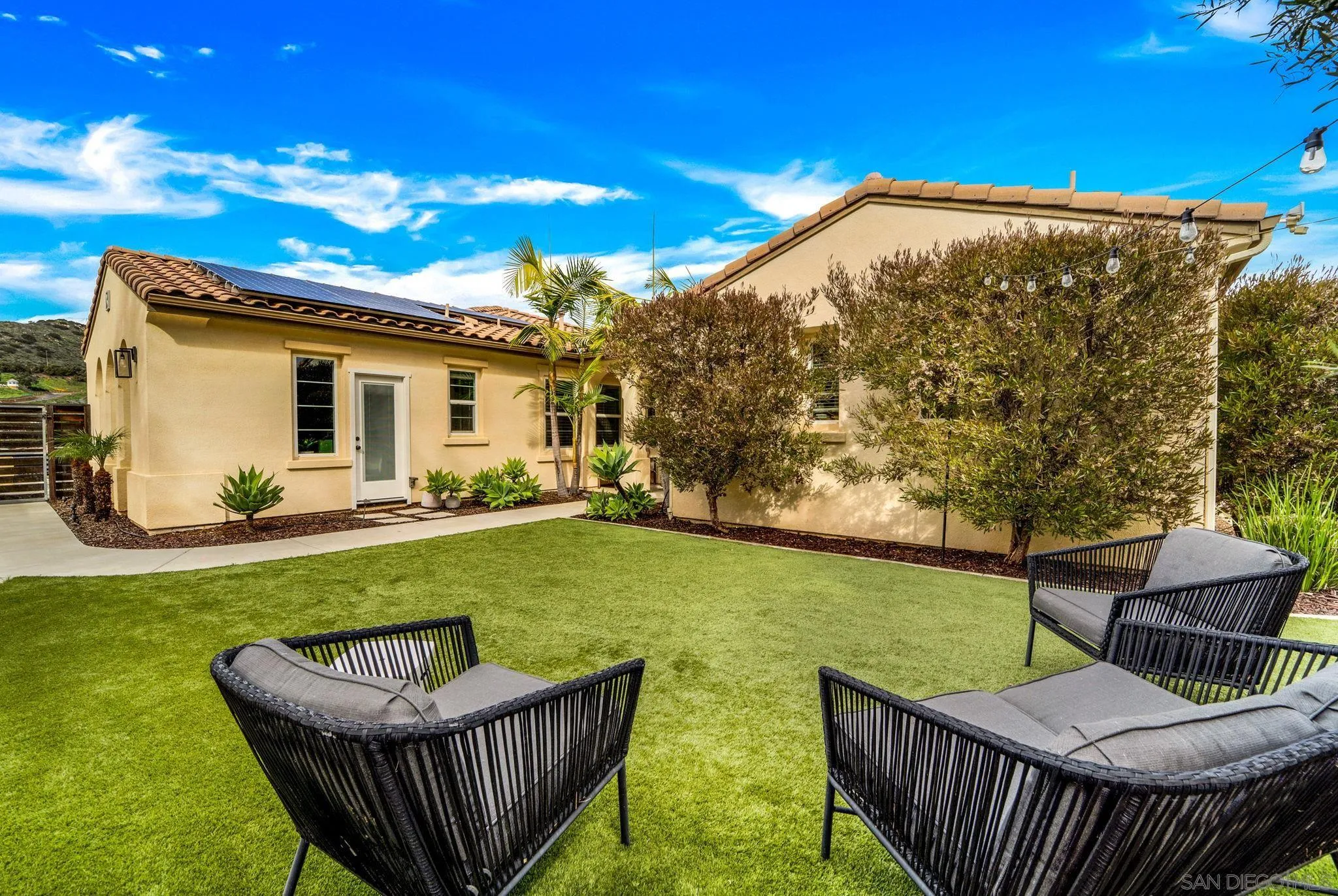 2836 Mesa Grove Road Fallbrook, CA 92028 - Photo 5 of 46 a view of a house with backyard and sitting area