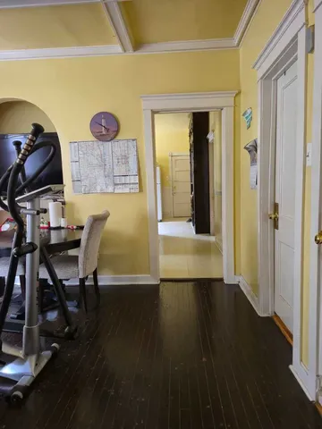 a view of storage and utility room