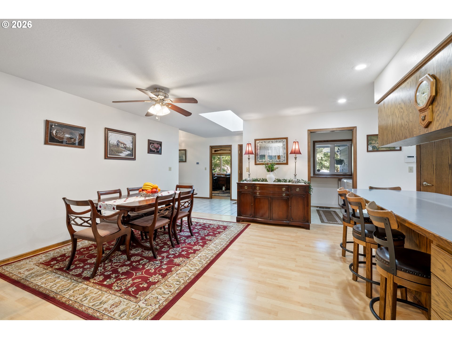 23100 Miami Foley Road Nehalem, OR 97131 - Photo 16 of 47 a view of a dining room with furniture and a rug