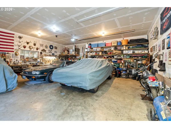 a view of car garage