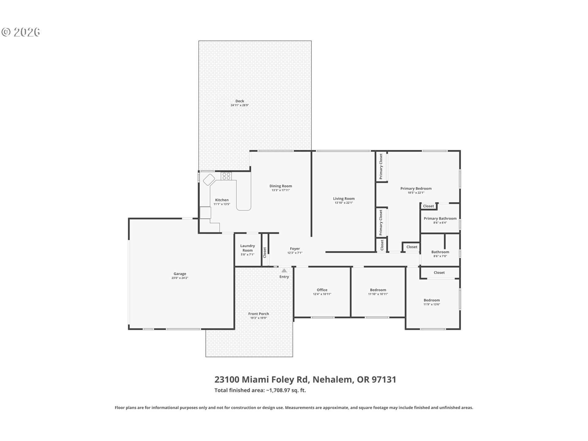 23100 Miami Foley Road Nehalem, OR 97131 - Photo 47 of 47 a black and white photo of a room