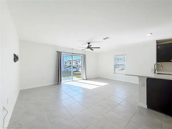a view of an empty room