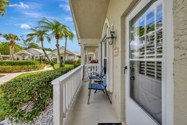 a view of balcony and patio