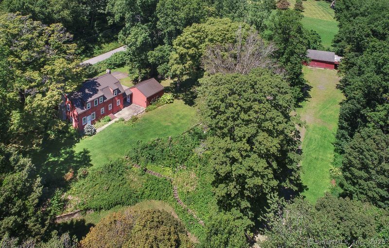 208 Woodcreek Road Bethlehem, CT 06751 - Photo 3 of 29 an aerial view of residential house with outdoor space and trees all around