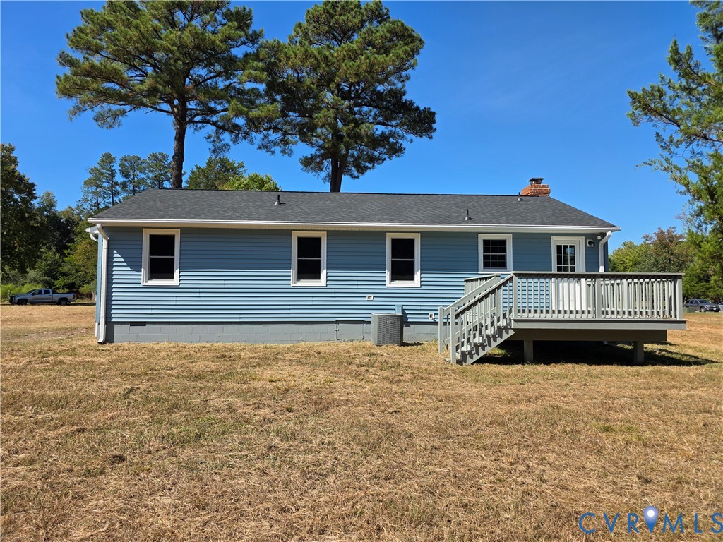 7613 Squirrel Level Road Petersburg, VA 23805 - Photo 6 of 30 Exterior featuring blue siding, white trim windows