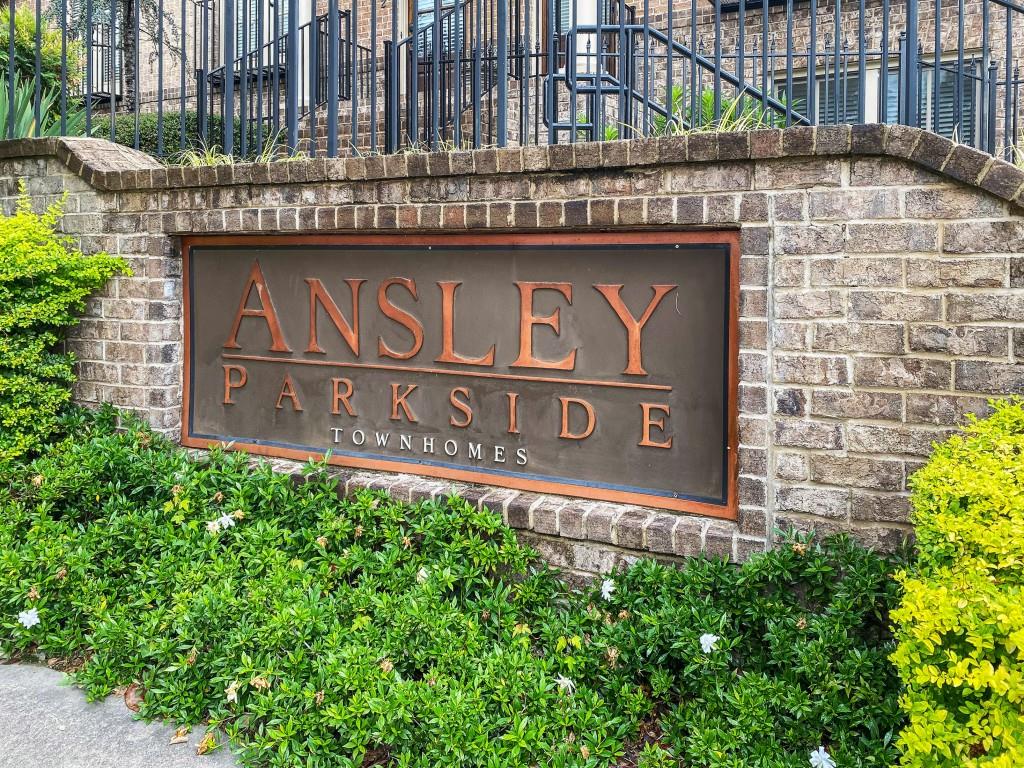 598 Ansley Circle Northeast Atlanta, GA 30324 - Photo 24 of 24 a sign that is on a brick wall