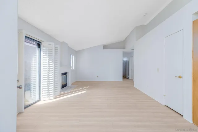 a view of an empty room