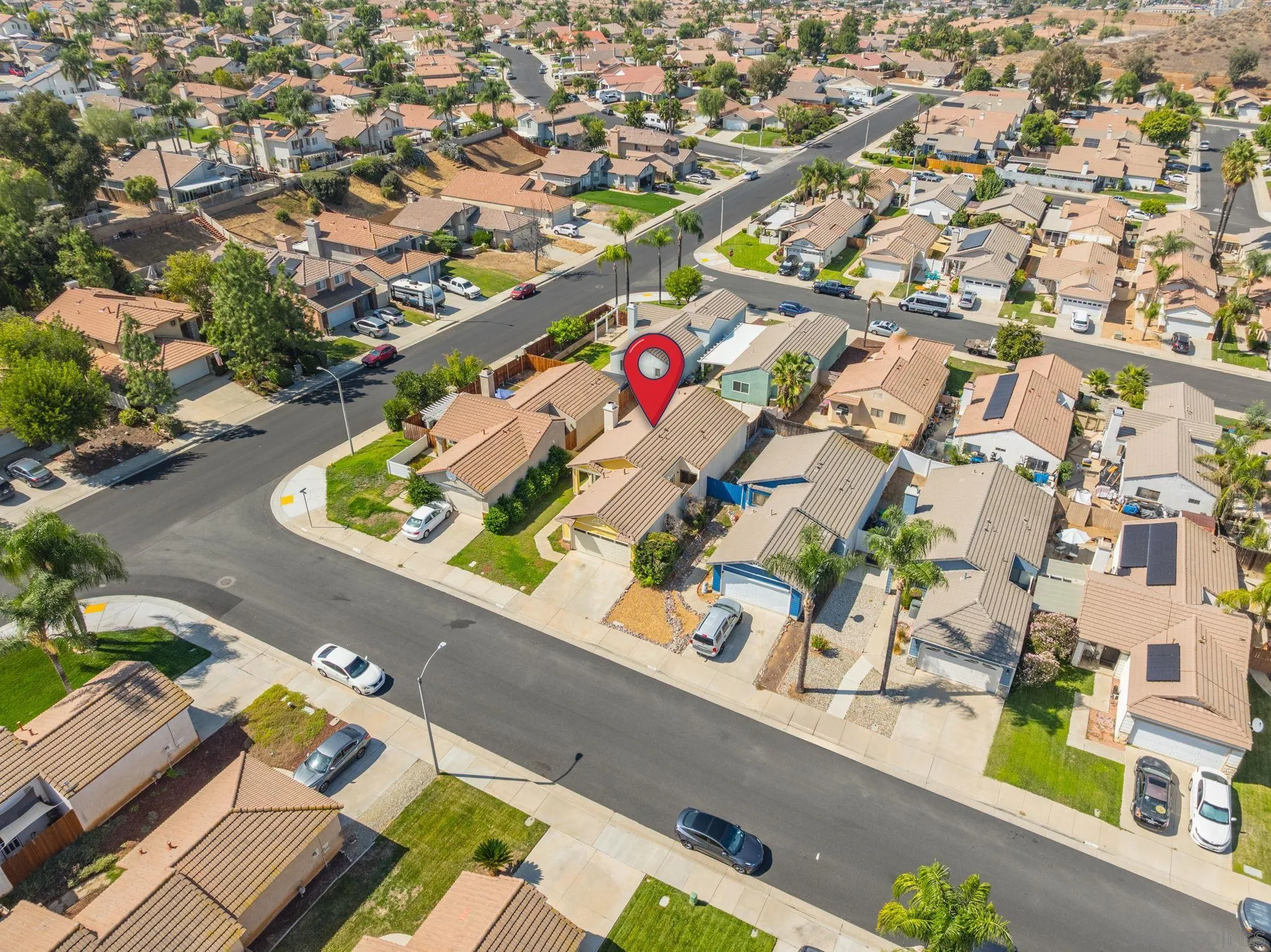 27971 Red Dawn Drive Menifee, CA 92585 - Photo 38 of 42 an aerial view of residential houses with outdoor space