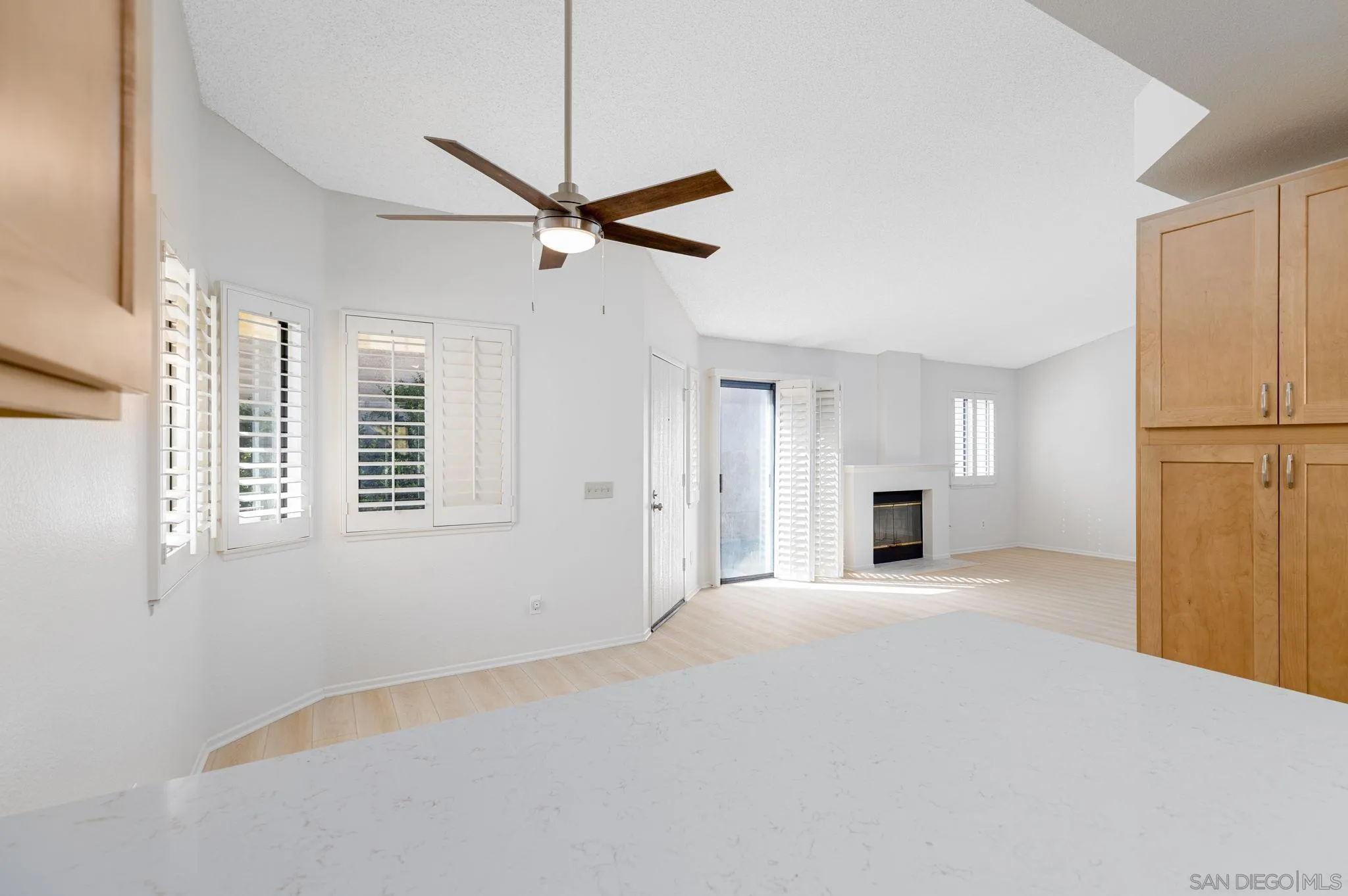 27971 Red Dawn Drive Menifee, CA 92585 - Photo 9 of 42 a view of livingroom with hardwood floor and ceiling fan