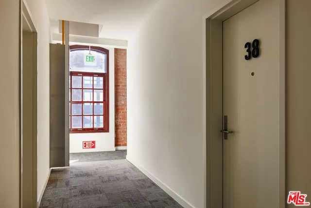 a view of an front door