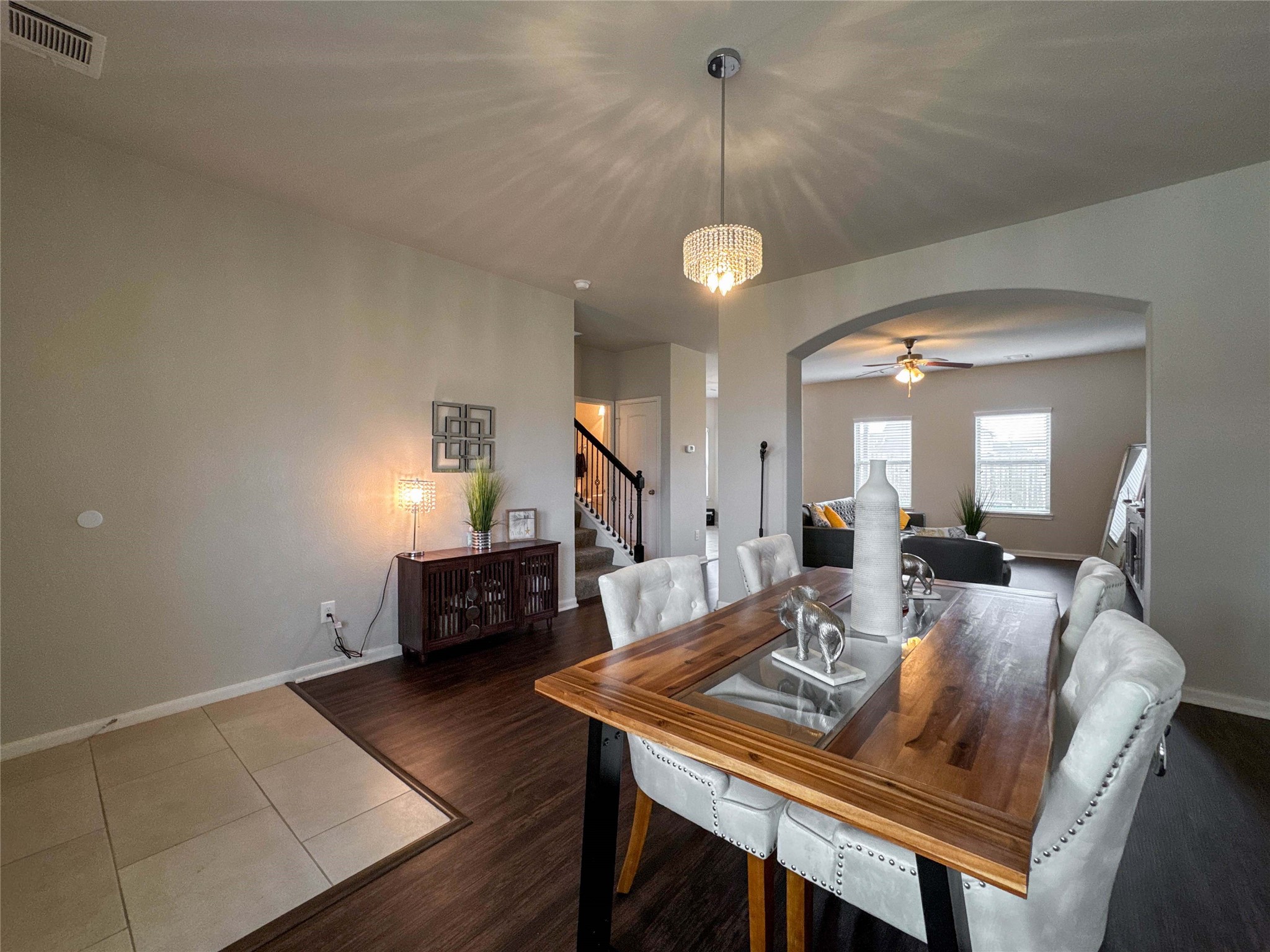 2 Eagle Lake Court Manvel, TX 77578 - Photo 22 of 38 a living room with furniture and a wooden floor