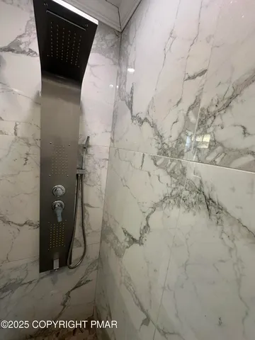 a view of a street with sitting area