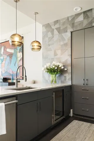 a view of city with tall buildings