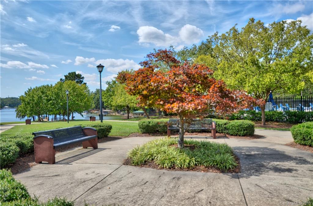 113 Inlet Point Drive Tega Cay, SC 29708 - Photo 42 of 42 a view of a bench in the garden
