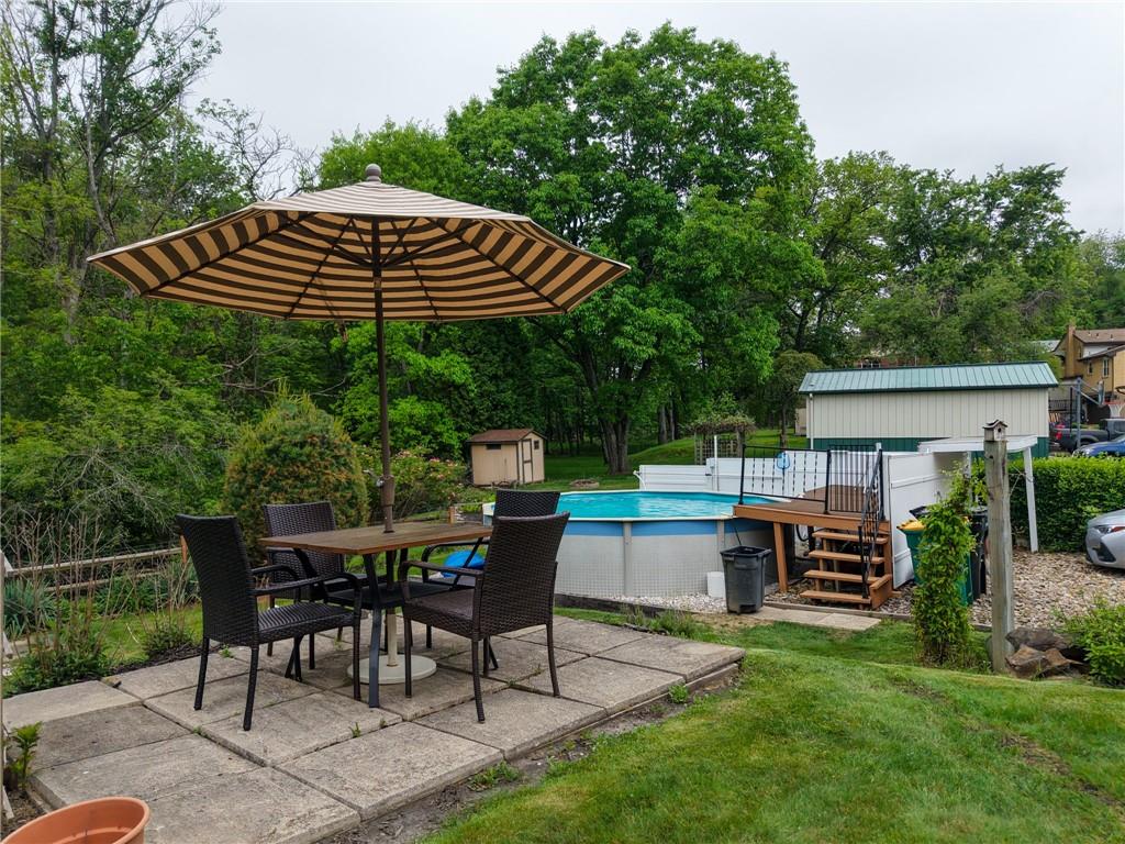 223 Amity Road Glenshaw, PA 15116 - Photo 42 of 42 Patio and pool area