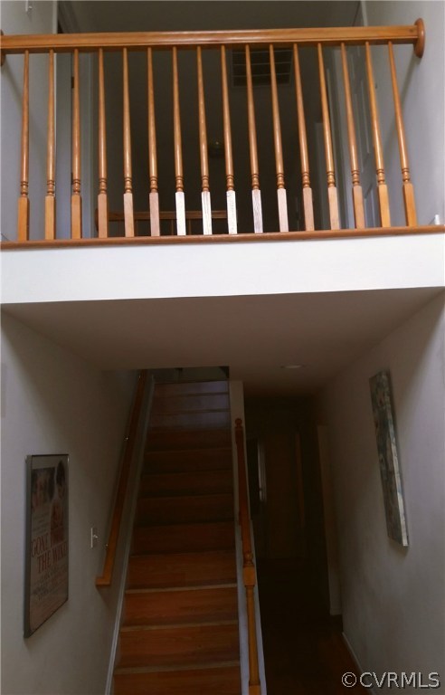 1707 Decatur Street Richmond, VA 23224 - Photo 2 of 8 a view of wooden staircase