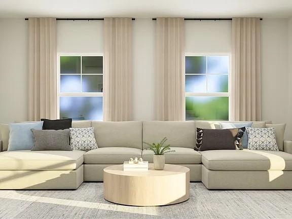 208 Eden View Bend Raleigh, NC 27610 - Photo 11 of 14 a living room with furniture and a window