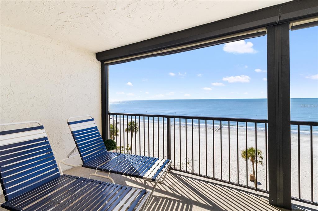 15000 Gulf Boulevard, Unit 605 Madeira Beach, FL 33708 - Photo 31 of 54 a view of wooden balcony