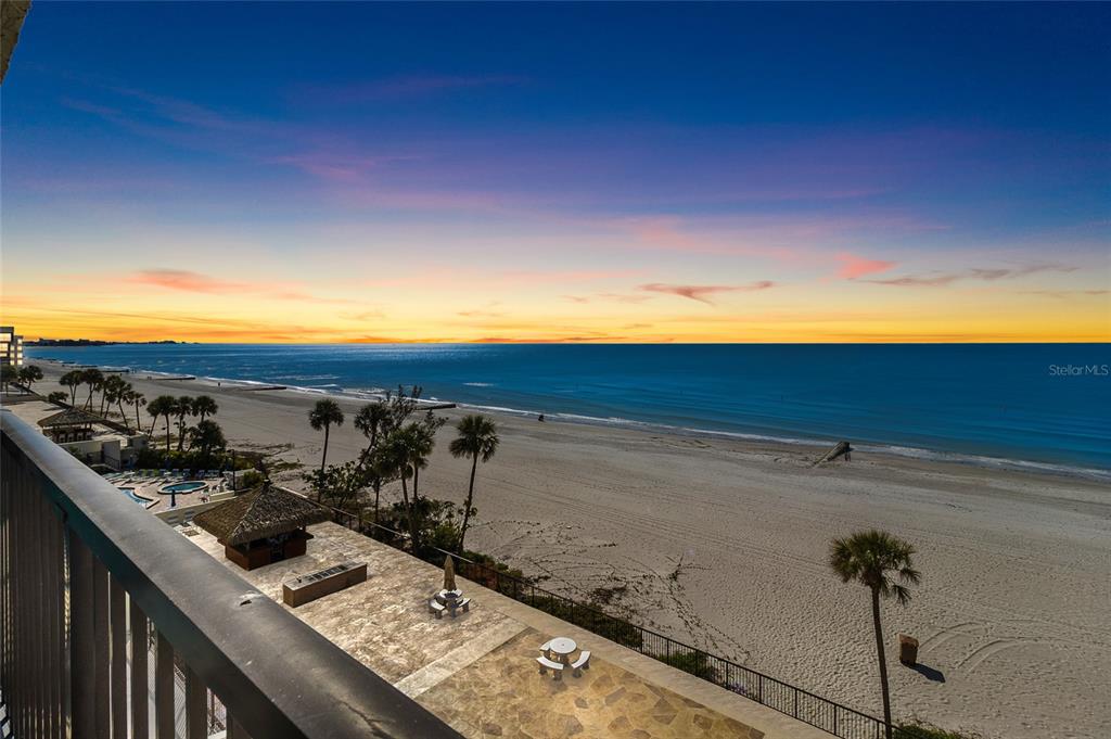 15000 Gulf Boulevard, Unit 605 Madeira Beach, FL 33708 - Photo 38 of 54 a view of a ocean from a balcony