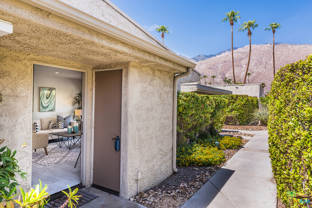 1111 East Ramon Road, Unit 8 Palm Springs, CA 92264 - Photo 2 of 36 a view of a entryway front of house