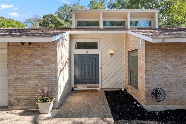 a view of a house with a door