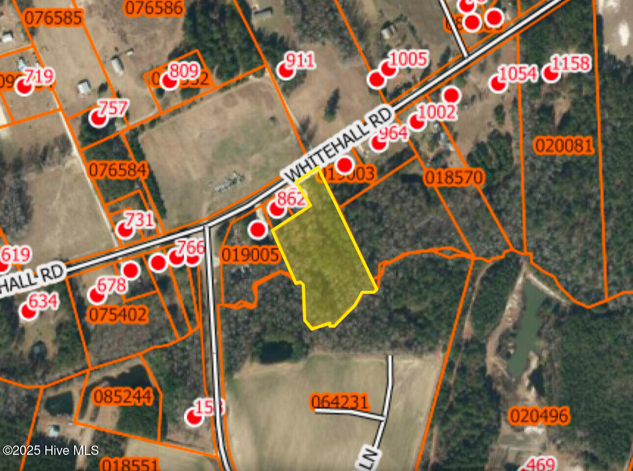 20425 Whitehall Road Whiteville, NC 28472 - Photo 2 of 3 Whitehall Land Lot Lines