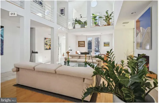 a view of a living room