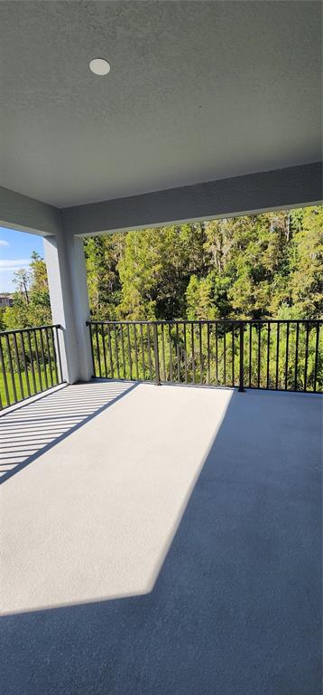 29868 Picana Lane Wesley Chapel, FL 33543 - Photo 14 of 75 a view of balcony with floor to ceiling window and wooden floor