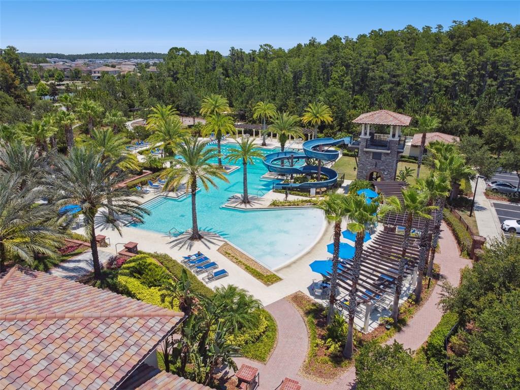 29868 Picana Lane Wesley Chapel, FL 33543 - Photo 64 of 75 an aerial view of a house with a garden