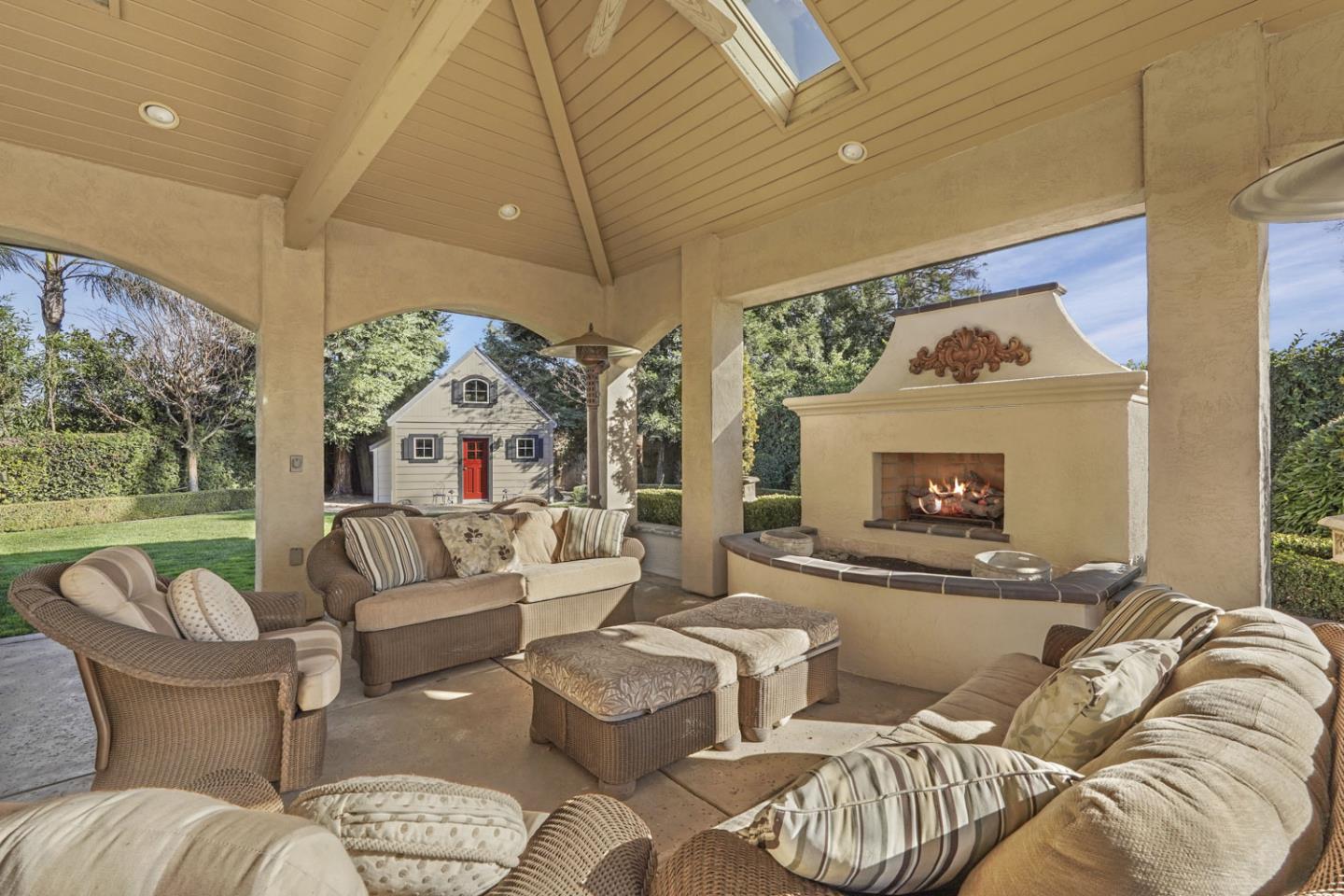 1636 Timberlake Circle Lodi, CA 95242 - Photo 40 of 44 a living room with furniture and a fireplace