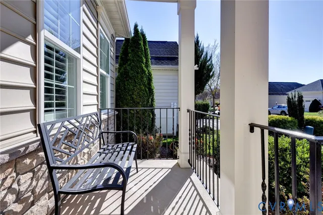 a view of balcony and patio
