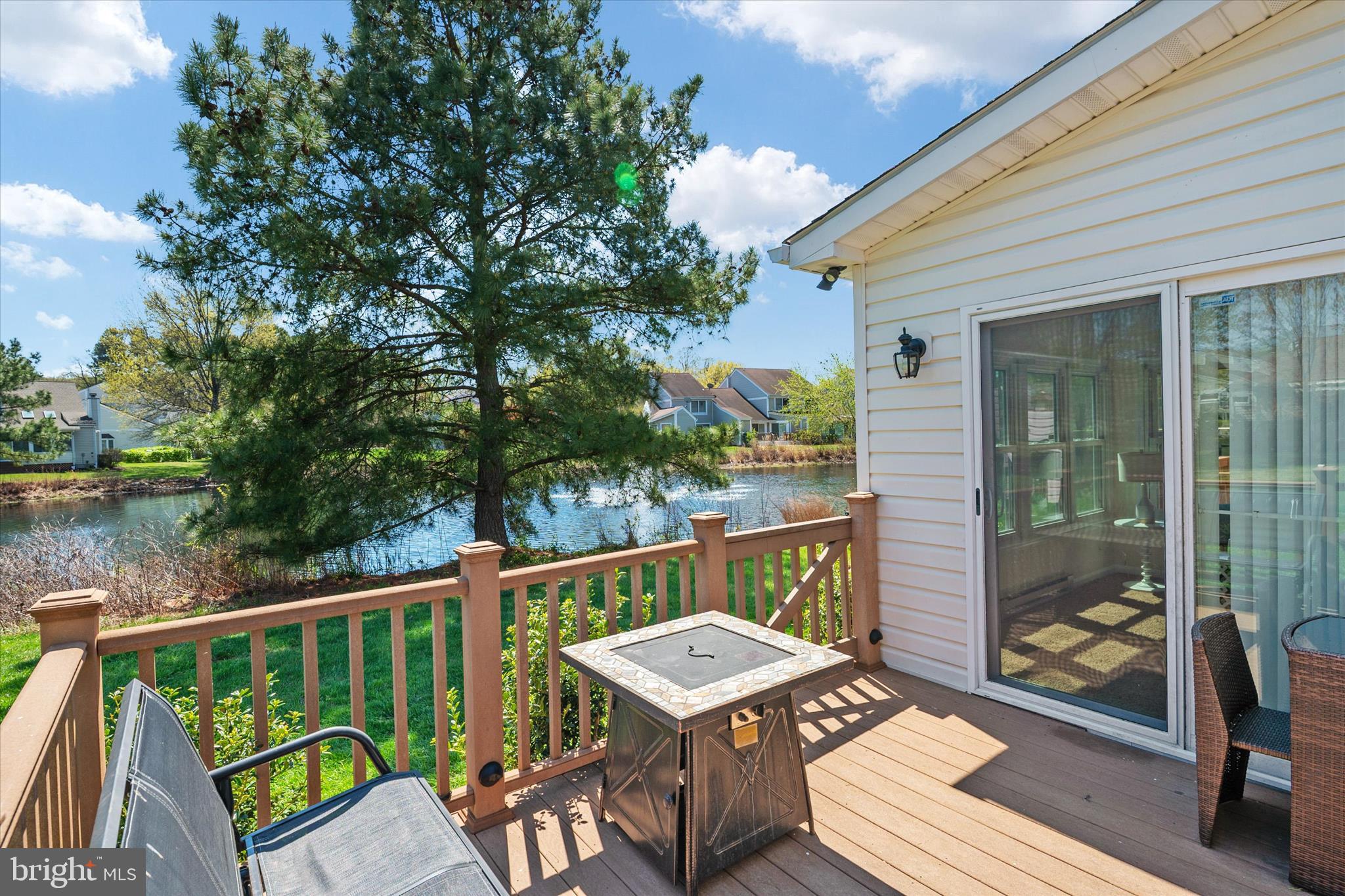 2008 Bridgepointe Drive Chester, MD 21619 - Photo 25 of 41 a view of a balcony with wooden floor and outdoor seating