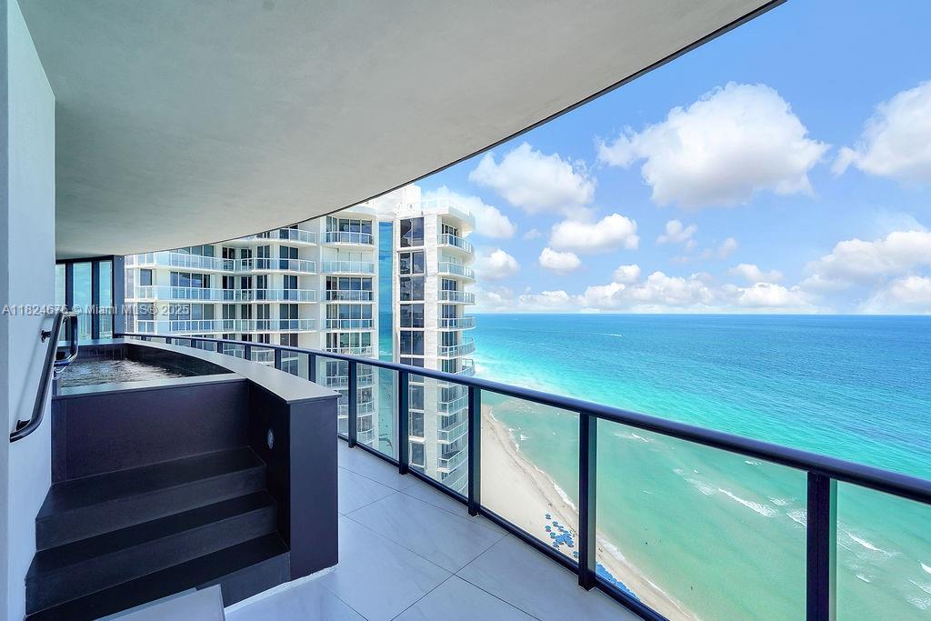 18555 Collins Avenue, Unit 2605 Sunny Isles Beach, FL 33160 - Photo 21 of 22 a view of balcony with city view