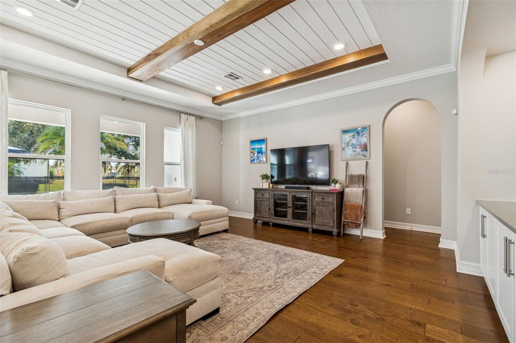 2519 Cordoba Ranch Boulevard Lutz, FL 33559 - Photo 14 of 77 a living room with furniture and a flat screen tv