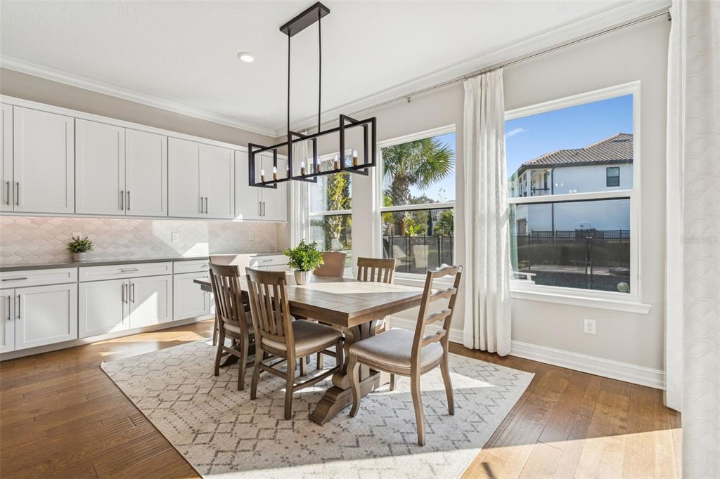2519 Cordoba Ranch Boulevard Lutz, FL 33559 - Photo 22 of 77 a view of a dining room with furniture window and wooden floor