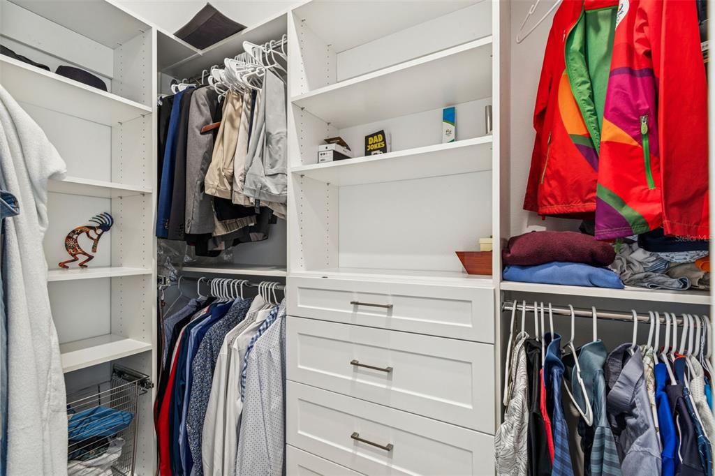 2519 Cordoba Ranch Boulevard Lutz, FL 33559 - Photo 38 of 77 a view of walk in closet with clothes and shoes