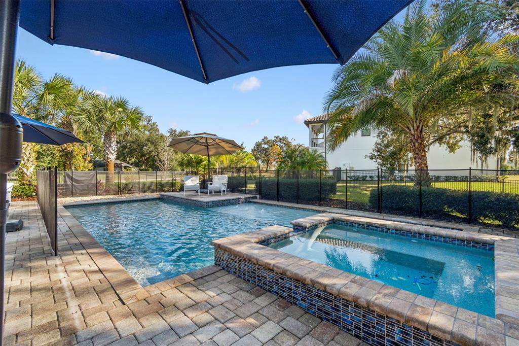 2519 Cordoba Ranch Boulevard Lutz, FL 33559 - Photo 44 of 77 a view of a swimming pool with a patio