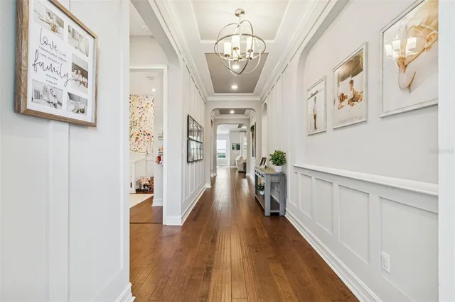 a view interior of the house and wooden floor