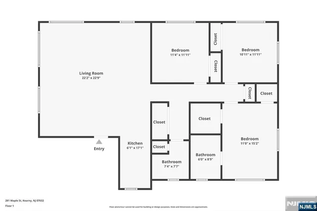 $1,399,999 | 281 Maple Street, Kearny, NJ 07032