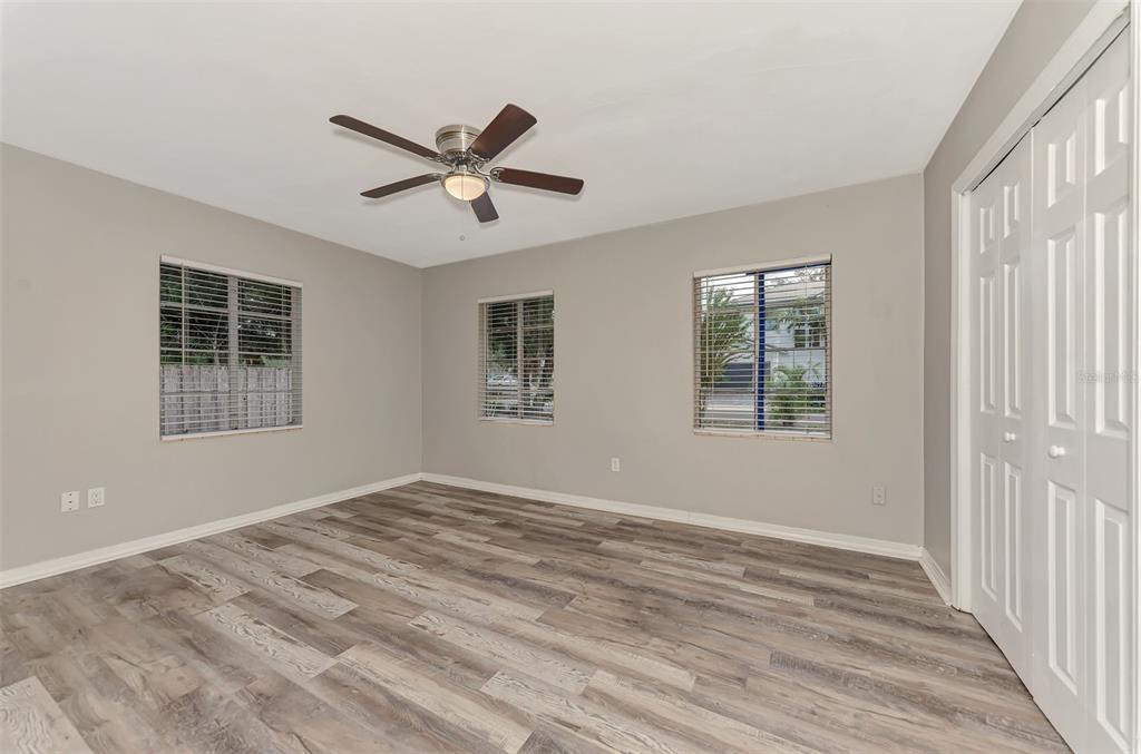 1891 Prospect Street Sarasota, FL 34239 - Photo 20 of 35 a view of empty room with wooden floor and fan
