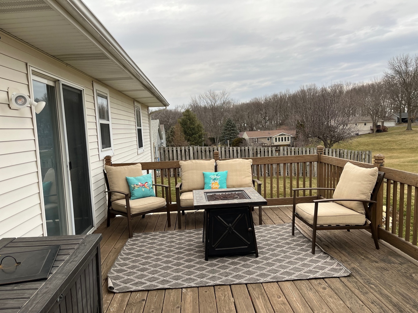 15750 Bishop Road Morrison, IL 61270 - Photo 8 of 31 a view of a roof deck with furniture