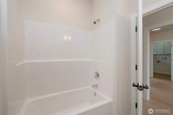 a close up of a bathtub