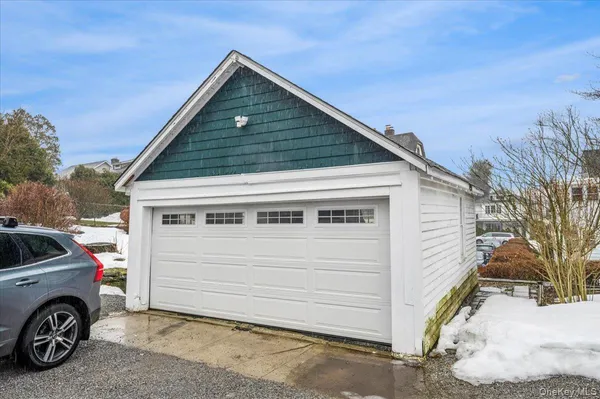a view of a house with snow on the ground