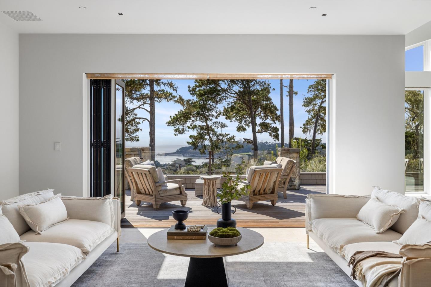 3204 Palmero Way Pebble Beach, CA 93953 - Photo 17 of 93 a living room with fireplace furniture and a large window
