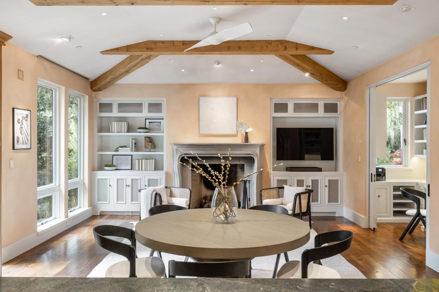 3204 Palmero Way Pebble Beach, CA 93953 - Photo 32 of 93 a view of a dining room with furniture window and wooden floor