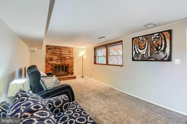 a bedroom with a bed and furniture